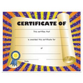 Stock Award Certificates - Scroll Design